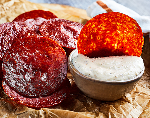 Pepperoni Chips and Dip