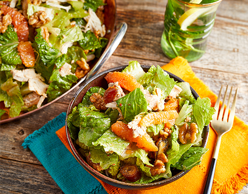 Moroccan-style Chicken Salad with Oranges and Walnuts